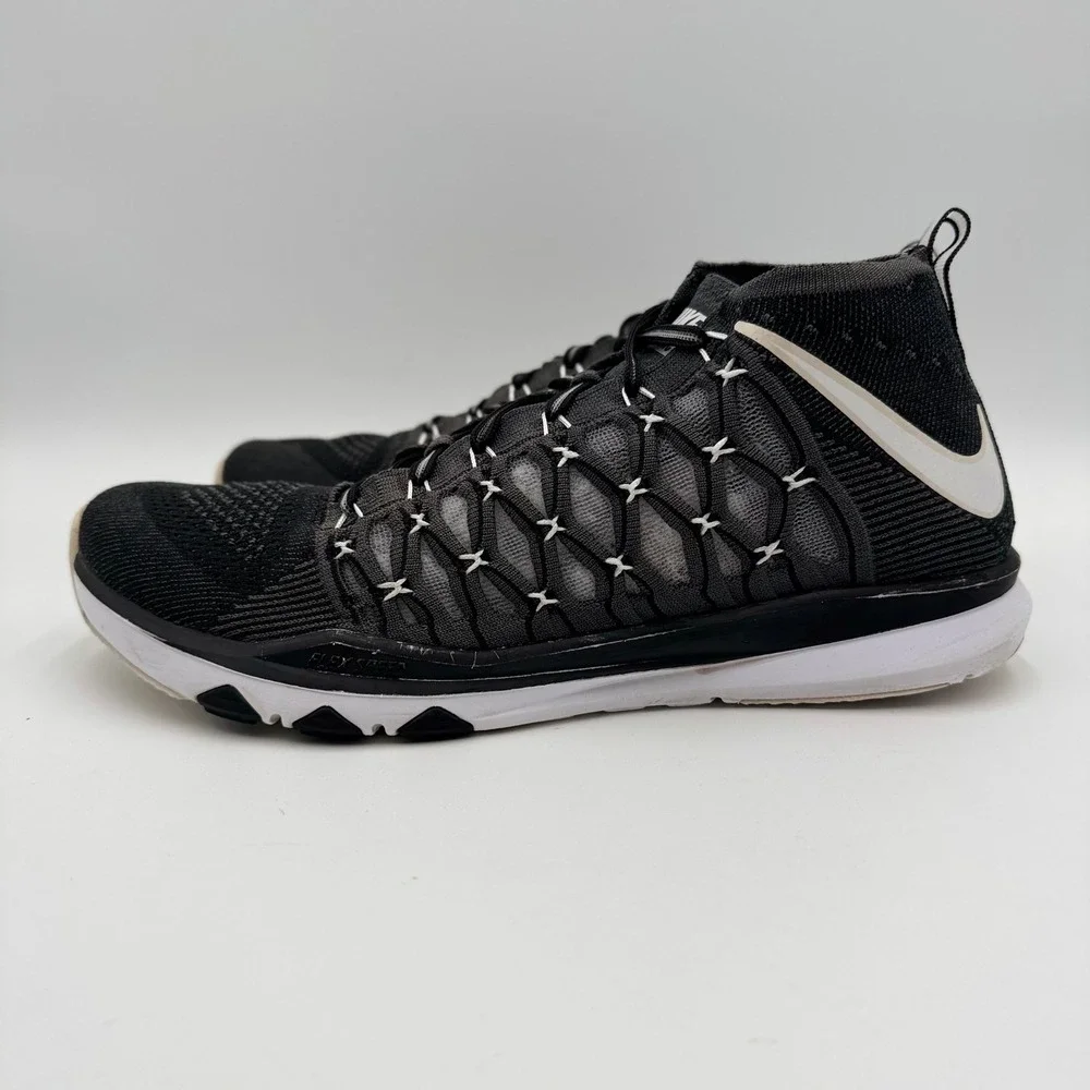 Nike Train Ultrafast Flyknit Flex Speed Training Shoes Mens 11 Black 843694-010